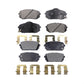 Front Rear Semi-Metallic Brake Pads Kit For 2007-2012 Kia Rondo KPF-100105