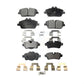 Front Rear Semi-Metallic Brake Pads Kit For Mini Cooper With 280mm Diameter Rotor KPF-100114