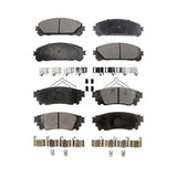Front Rear Semi-Metallic Brake Pads Kit For Lexus NX200t NX300 Toyota Camry NX300h Avalon KPF-100121