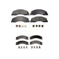 Front Rear Semi-Metallic Brake Pads Kit For Ford E-450 Super Duty KPF-100123
