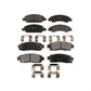 Front Rear Semi-Metallic Brake Pads Kit For Cadillac XTS KPF-100141