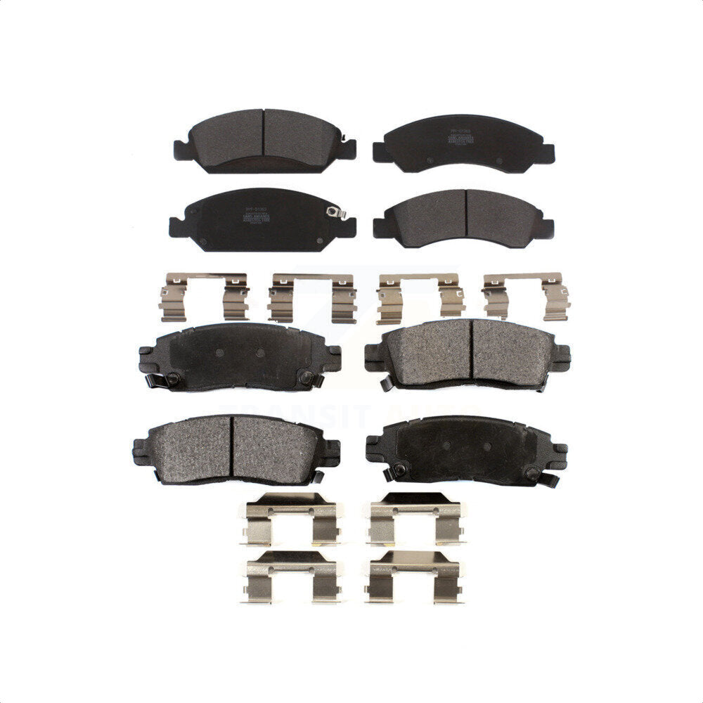 Front Rear Semi-Metallic Brake Pads Kit For Cadillac XTS KPF-100141