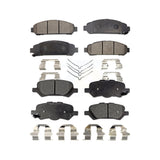 Front Rear Semi-Metallic Brake Pads Kit For 2009-2016 Toyota Venza KPF-100158