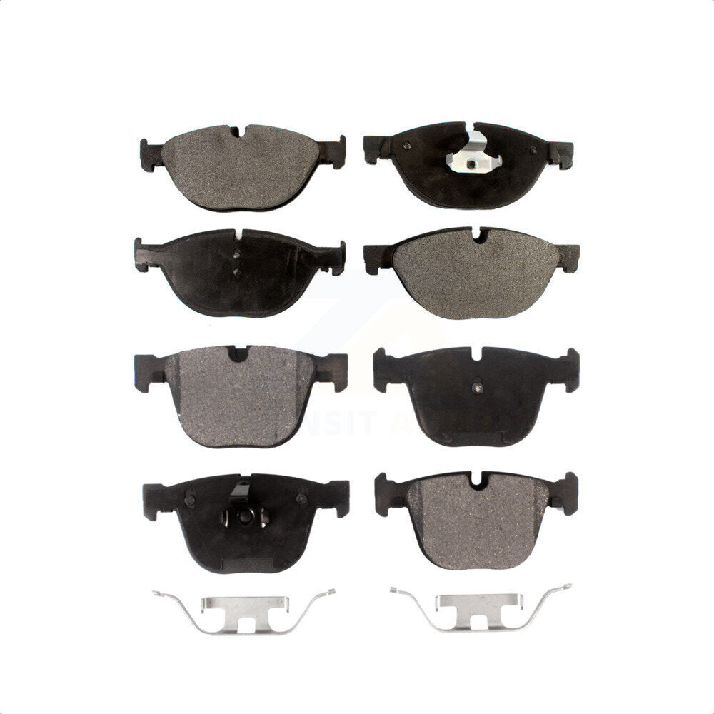 Front Rear Semi-Metallic Brake Pads Kit For BMW 750Li xDrive 750i 740Li 740i 535i GT 550i Alpina B7 B7L ActiveHybrid 7 KPF-100168