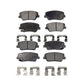 Front Rear Semi-Metallic Brake Pads Kit For Kia Sorento Hyundai Santa Fe Sport KPF-100184