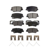 Front Rear Semi-Metallic Brake Pads Kit For 2014-2017 Kia Rondo With Electric Parking KPF-100187