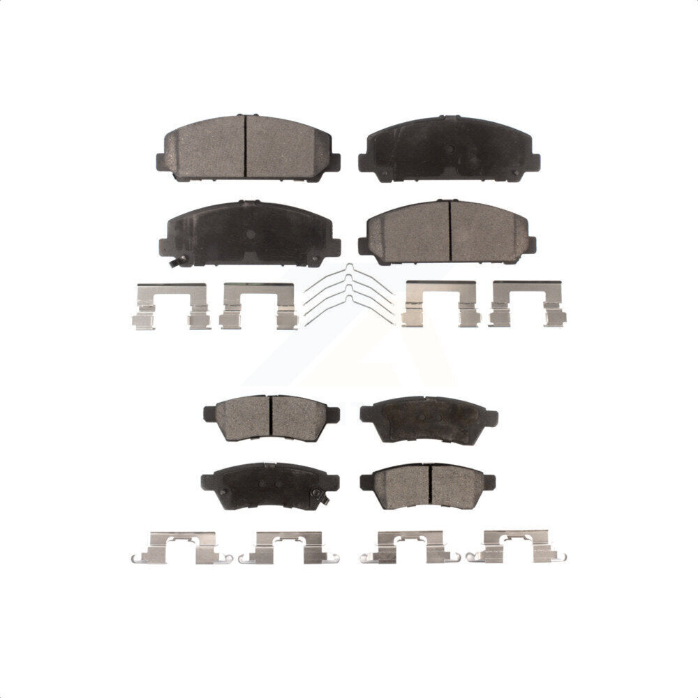 Front Rear Semi-Metallic Brake Pads Kit For Suzuki Equator KPF-100207