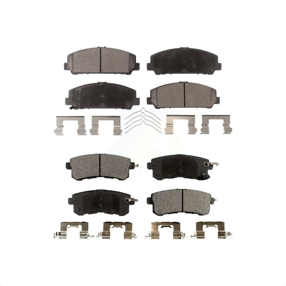 Front Rear Semi-Metallic Brake Pads Kit For INFINITI Nissan Armada QX80 QX56 KPF-100209