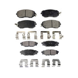 Front Rear Semi-Metallic Brake Pads Kit For Subaru Forester Impreza Outback XV Crosstrek Legacy Scion FR-S BRZ WRX KPF-100216
