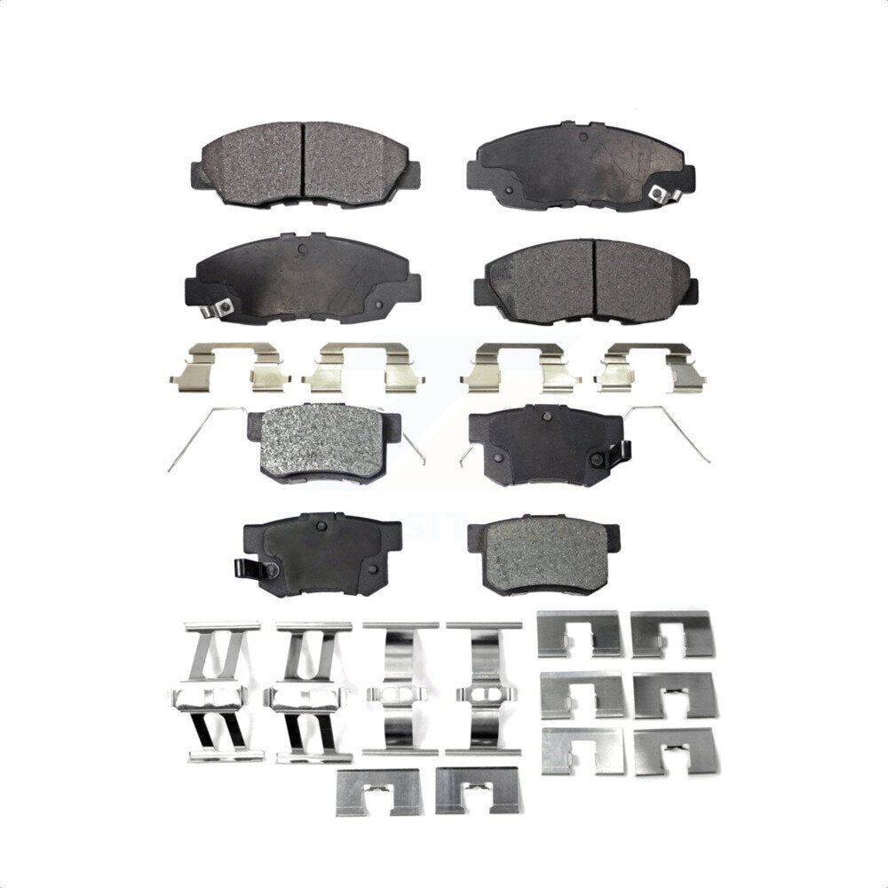 Front Rear Semi-Metallic Brake Pads Kit For Honda Civic KPF-100229