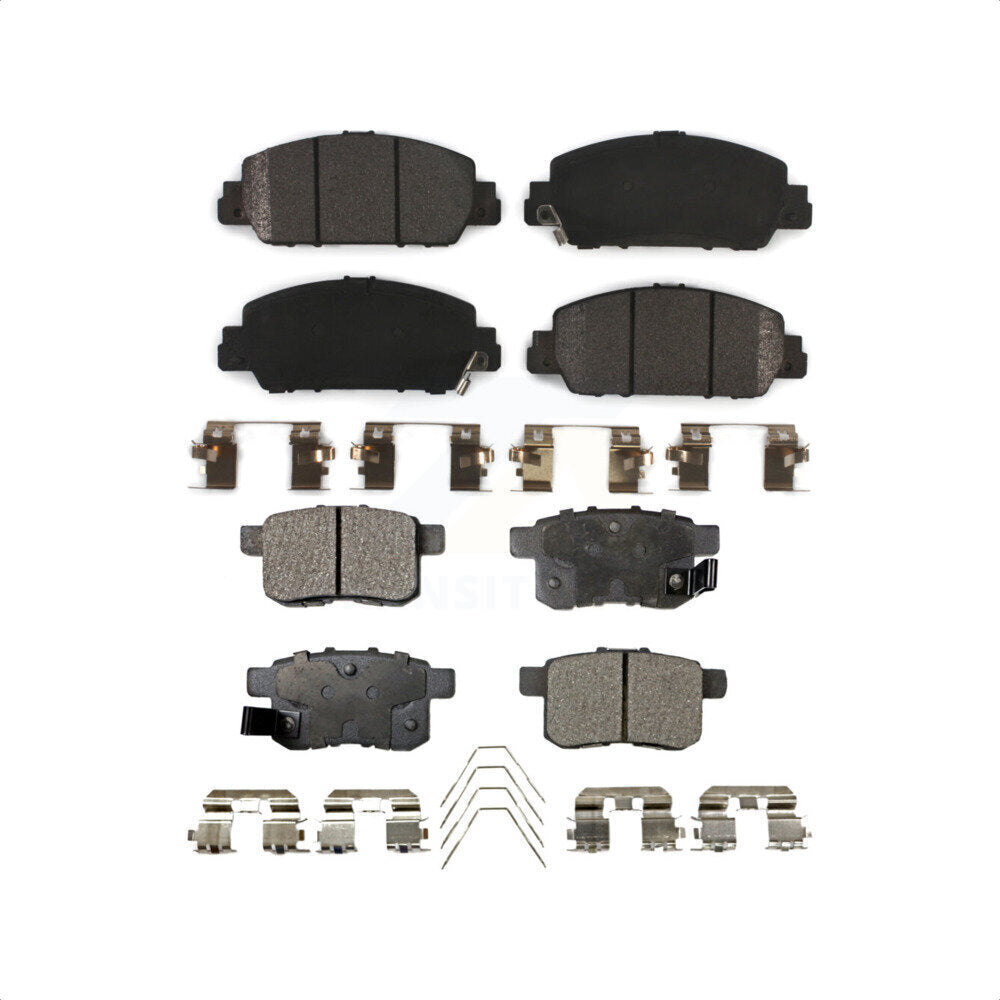 Front Rear Semi-Metallic Brake Pads Kit For Honda Accord KPF-100252