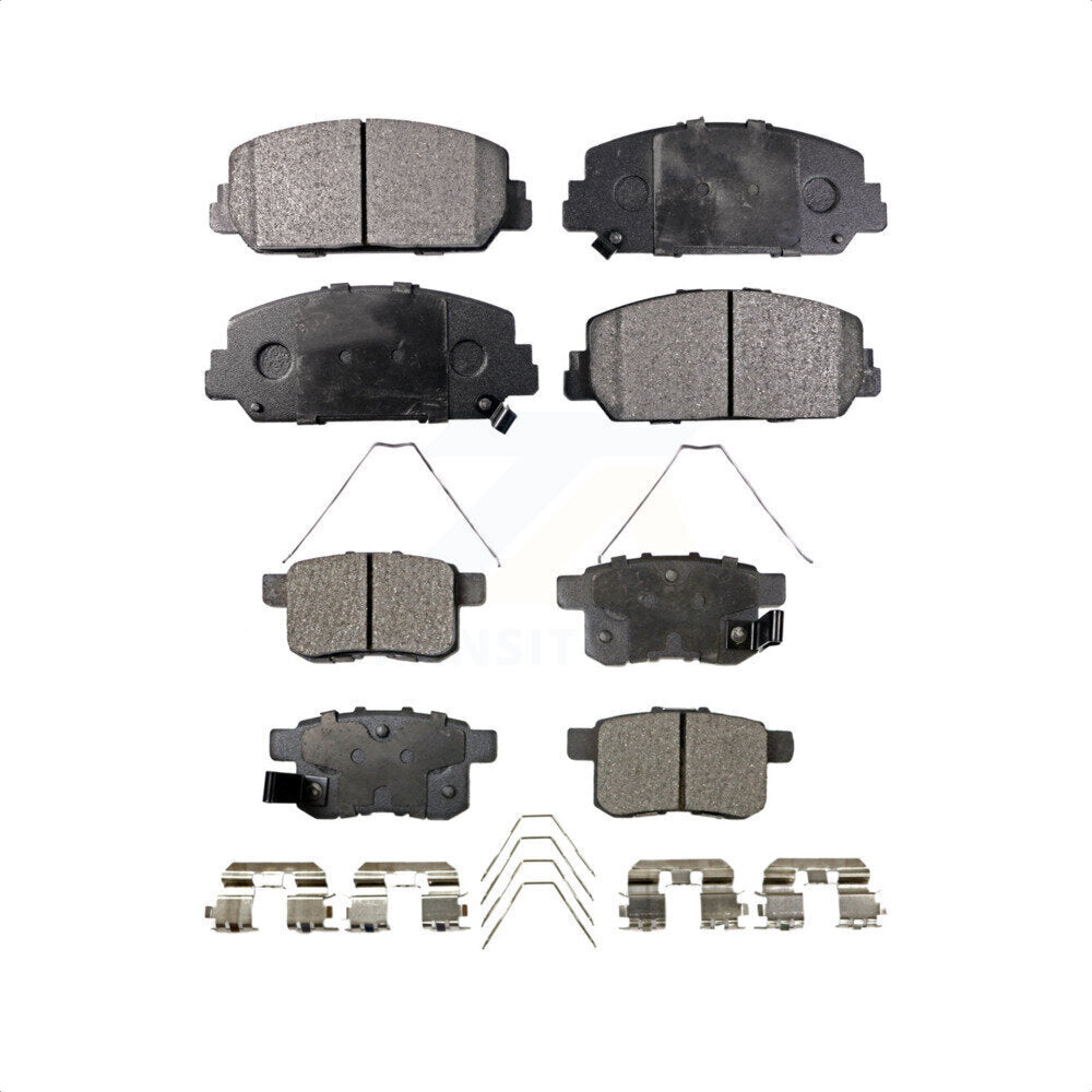 Front Rear Semi-Metallic Brake Pads Kit For Honda Accord KPF-100259