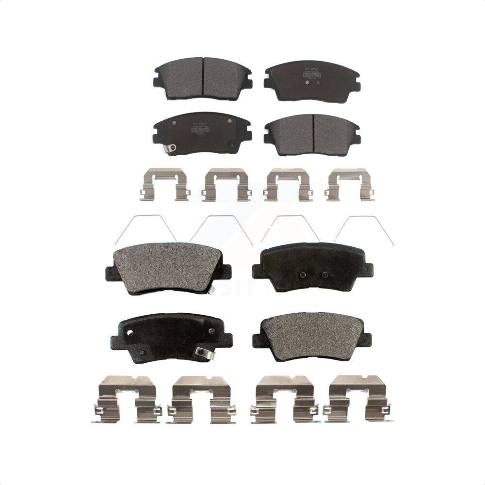 Front Rear Semi-Metallic Brake Pads Kit For Hyundai Tucson Kia Sportage KPF-100284
