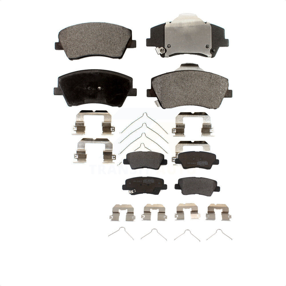 Front Rear Semi-Metallic Brake Pads Kit For Hyundai Elantra Kia Niro Ioniq KPF-100289
