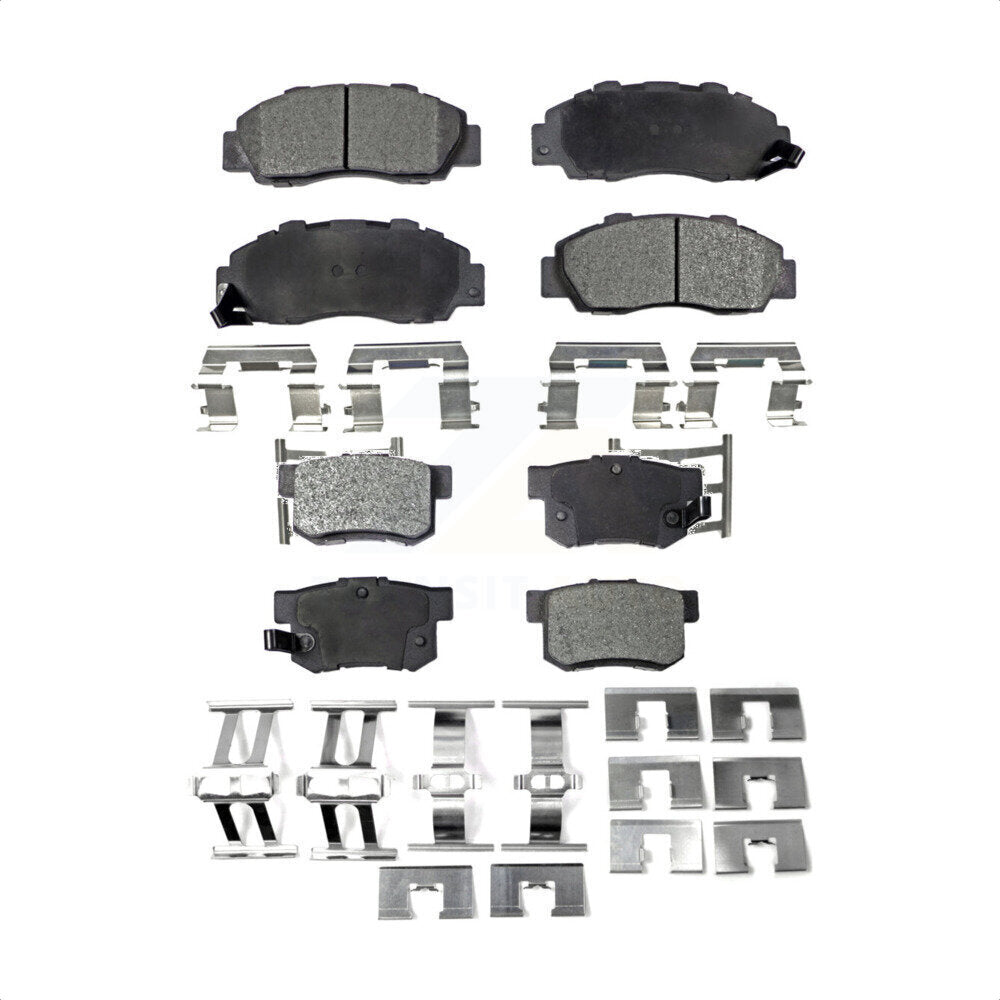 Front Rear Semi-Metallic Brake Pads Kit For Honda Accord Acura Integra Prelude Odyssey CL Legend TL RL Vigor Isuzu Oasis KPF-100306