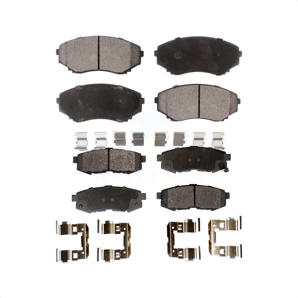 Front Rear Semi-Metallic Brake Pads Kit For 2004-2006 Mazda MPV KPF-100311