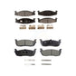 Front Rear Semi-Metallic Brake Pads Kit For 1996 Ford F-150 KPF-100315