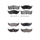 Front Rear Semi-Metallic Brake Pads Kit For Chrysler Dodge Intrepid 300M Concorde LHS Neon Plymouth Eagle Vision New Yorker KPF-100316
