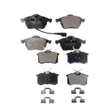 Front Rear Semi-Metallic Brake Pads Kit For Volkswagen Beetle Jetta Golf Passat KPF-100327