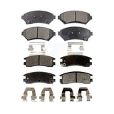 Front Rear Semi-Metallic Brake Pads Kit For Chevrolet Impala Buick Century Pontiac Grand Prix Venture Monte Carlo Regal Oldsmobile Intrigue Montana KPF-100331