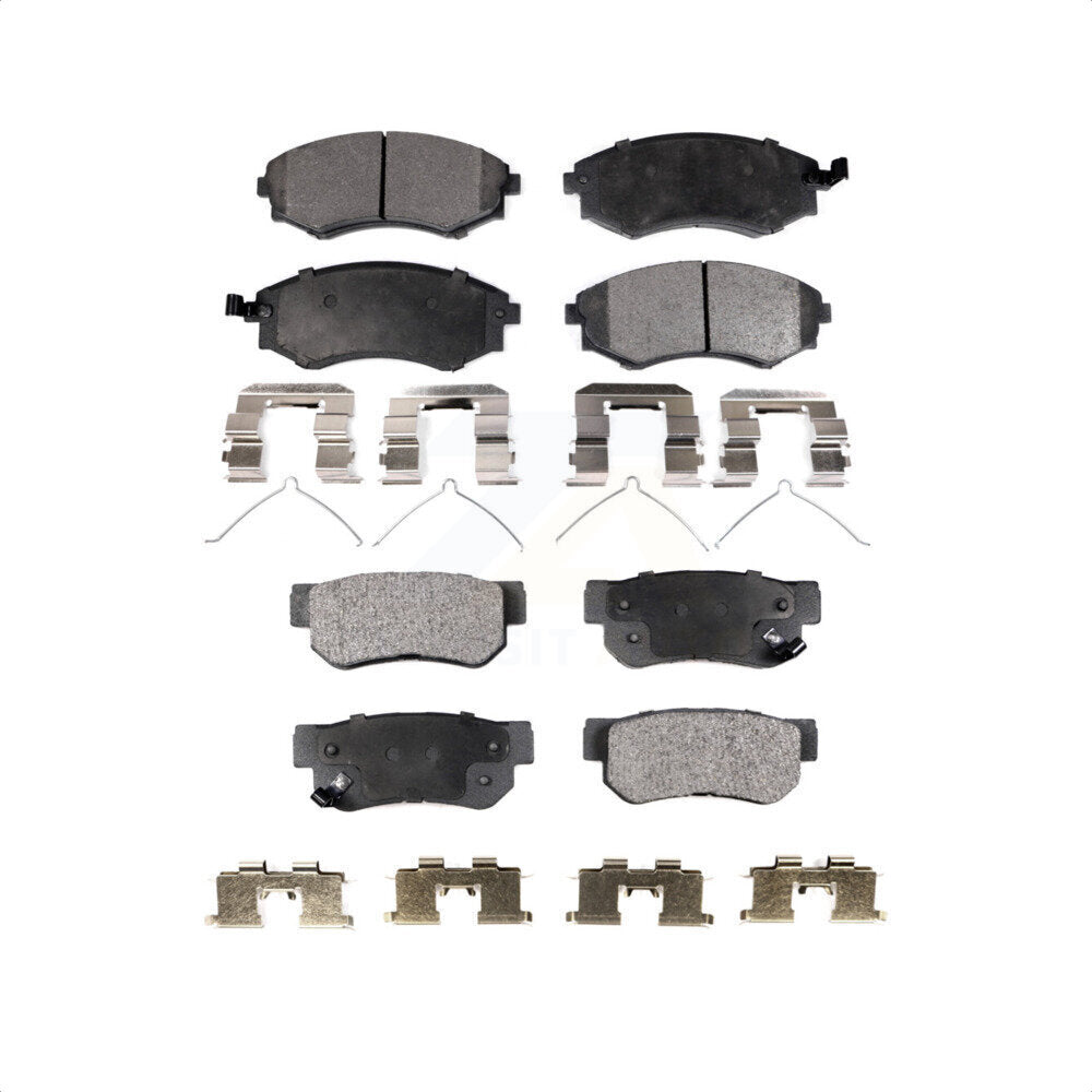 Front Rear Semi-Metallic Brake Pads Kit For Hyundai Sonata Kia Optima Magentis KPF-100334