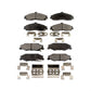 Front Rear Semi-Metallic Brake Pads Kit For Chevrolet Corvette Cadillac XLR KPF-100343