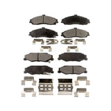 Front Rear Semi-Metallic Brake Pads Kit For Chevrolet Corvette Cadillac XLR KPF-100343