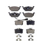 Front Rear Semi-Metallic Brake Pads Kit For Volkswagen Beetle Jetta KPF-100346