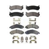 Front Rear Semi-Metallic Brake Pads Kit For Chevrolet Silverado 1500 GMC Tahoe Sierra Suburban Yukon Avalanche XL Cadillac Escalade ESV EXT KPF-100356