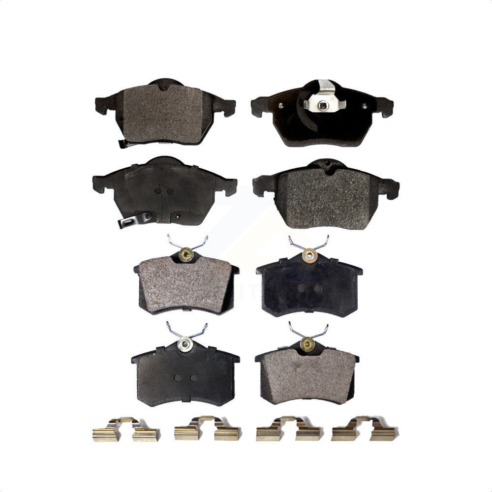 Front Rear Semi-Metallic Brake Pads Kit For Volkswagen Passat Audi A4 KPF-100370