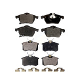 Front Rear Semi-Metallic Brake Pads Kit For Volkswagen Passat Audi A4 KPF-100370