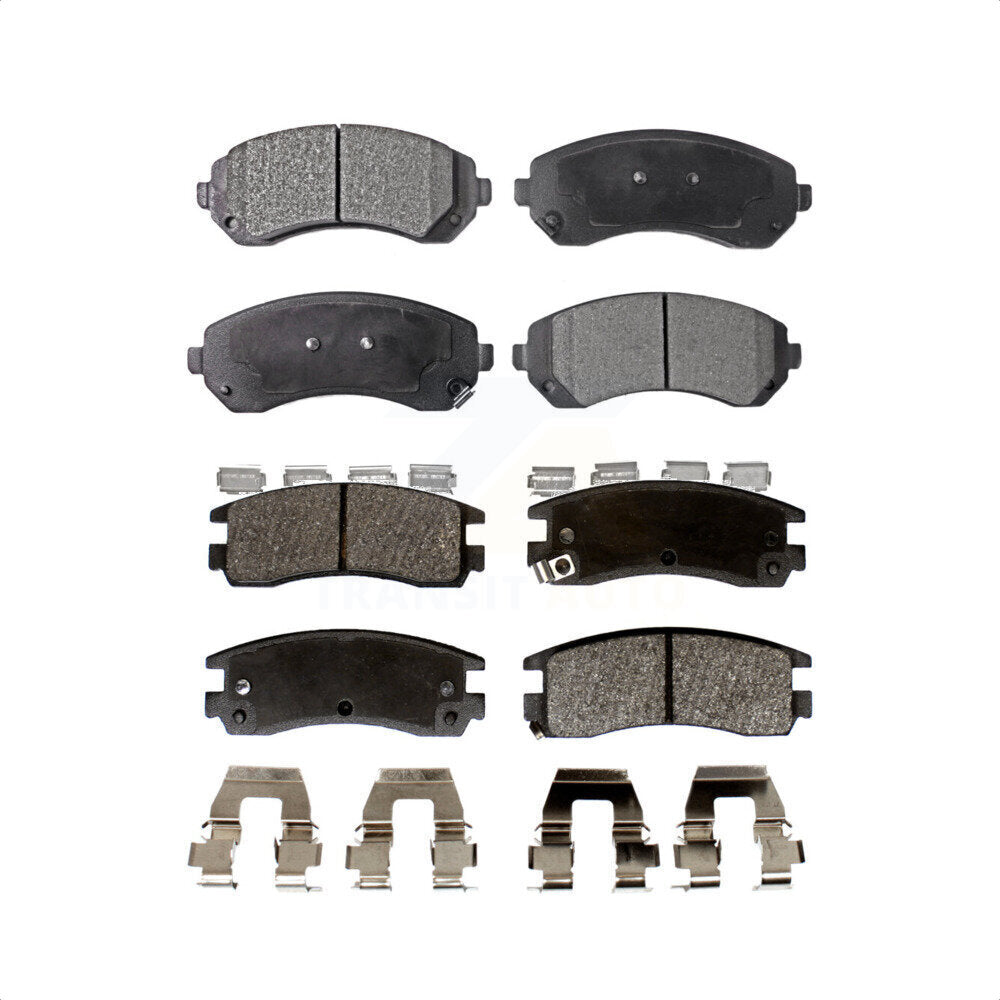 Front Rear Semi-Metallic Brake Pads Kit For Buick Rendezvous Chevrolet Venture Pontiac Montana Aztek Oldsmobile Silhouette KPF-100384