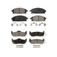 Front Rear Semi-Metallic Brake Pads Kit For 2004 Nissan Pathfinder KPF-100390