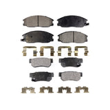 Front Rear Semi-Metallic Brake Pads Kit For Hyundai Santa Fe XG350 Kia Amanti XG300 KPF-100396