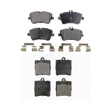 Front Rear Semi-Metallic Brake Pads Kit For Mercedes-Benz C230 C240 SLK280 SLK300 KPF-100403