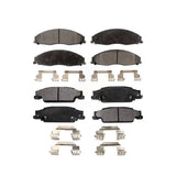 Front Rear Semi-Metallic Brake Pads Kit For Cadillac Pontiac Grand Prix CTS STS KPF-100430