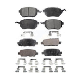 Front Rear Semi-Metallic Brake Pads Kit For Nissan Murano Altima Maxima INFINITI FX35 FX45 KPF-100456