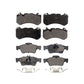 Front Rear Semi-Metallic Brake Pads Kit For 2010-2011 Mercedes-Benz SL65 AMG KPF-100463