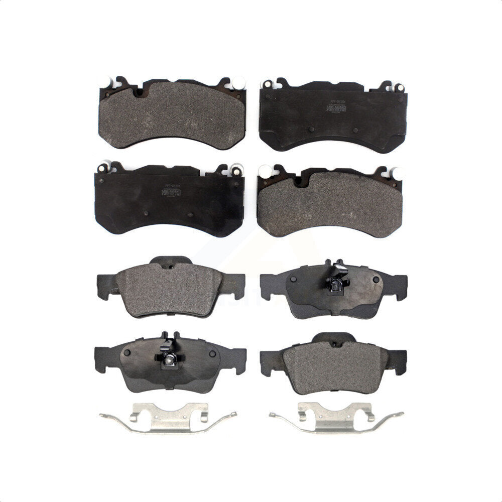 Front Rear Semi-Metallic Brake Pads Kit For 2010-2011 Mercedes-Benz SL65 AMG KPF-100463