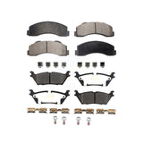 Front Rear Semi-Metallic Brake Pads Kit For Ford F-150 Expedition Lincoln Navigator KPF-100468