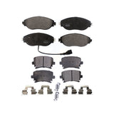 Front Rear Semi-Metallic Brake Pads Kit For Volkswagen GTI CC KPF-100470
