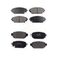 Front Rear Semi-Metallic Brake Pads Kit For 2019-2021 Mazda CX-3 KPF-100476