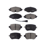 Front Rear Semi-Metallic Brake Pads Kit For Volkswagen GTI Golf SportWagen Alltrack Passat KPF-100480