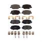 Front Rear Semi-Metallic Brake Pads Kit For Jeep Renegade Fiat 500X KPF-100483