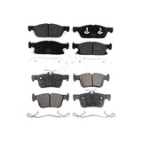 Front Rear Semi-Metallic Brake Pads Kit For Ford Fusion Lincoln MKZ Continental KPF-100486
