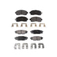 Front Rear Semi-Metallic Brake Pads Kit For Subaru Crosstrek Impreza KPF-100497