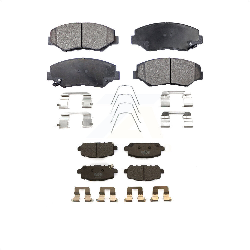 Front Rear Semi-Metallic Brake Pads Kit For 2016 Honda CR-Z KPF-100499
