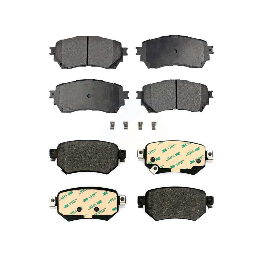 Front Rear Semi-Metallic Brake Pads Kit For Mazda 6 KPF-100500