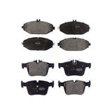 Front Rear Semi-Metallic Brake Pads Kit For Mercedes-Benz C300 Without Sport Package KPF-100503