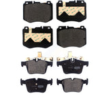 Front Rear Semi-Metallic Brake Pads Kit For Mercedes-Benz C300 C400 C350e KPF-100504